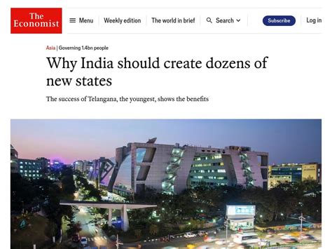 Why India should create dozens of new states .